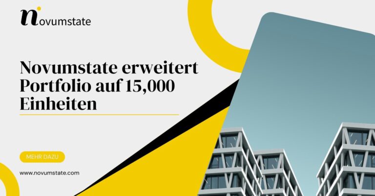 Novumstate erweitert Portfolio auf 15,000 Einheiten