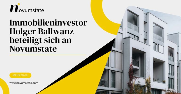 Digitale Hausverwaltung: Immobilieninvestor Holger Ballwanz beteiligt sich an Novumstate